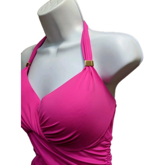 Victoria's Secret Pink Unforgettable One-Piece Swimsuit L 36D Beach Sexy Resort - Picture 4 of 11